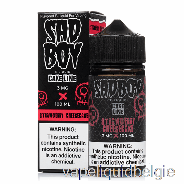 Vape Vloeibare Aardbeiencheesecake - Sadboy - 100ml 0mg